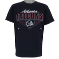 NFL (Salem) - Atlanta Falcons Helmet Single Stitch T-Shirt 1990s Large Vintage Retro Football