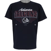 NFL (Salem) - Atlanta Falcons Helmet Single Stitch T-Shirt 1990s Large Vintage Retro Football