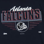 NFL (Salem) - Atlanta Falcons Helmet Single Stitch T-Shirt 1990s Large Vintage Retro Football