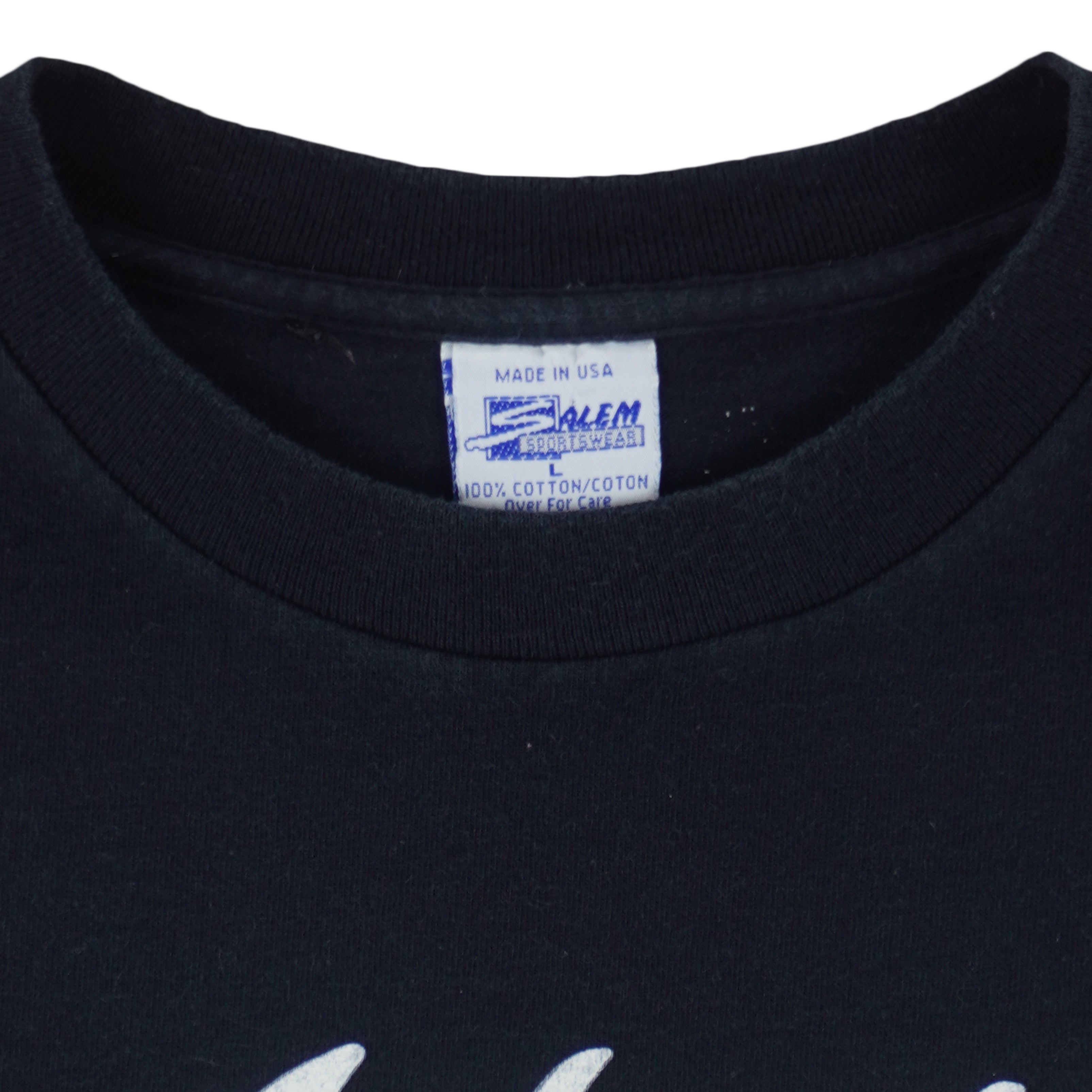 NFL (Salem) - Atlanta Falcons Helmet Single Stitch T-Shirt 1990s Large Vintage Retro Football