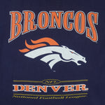 NFL (Lee) - Denver Broncos Big Logo T-Shirt 1997 Large Vintage Retro Football