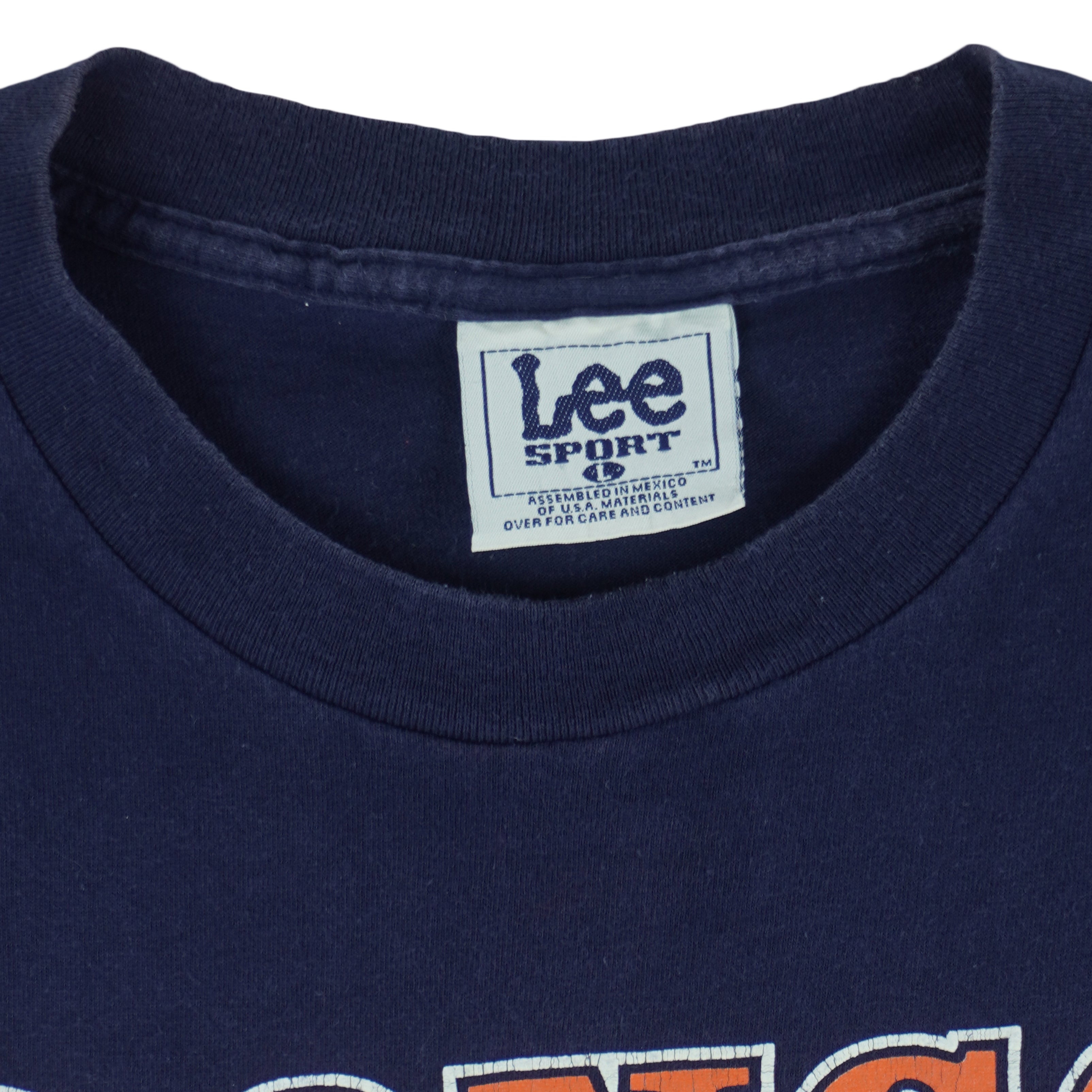 NFL (Lee) - Denver Broncos Big Logo T-Shirt 1997 Large Vintage Retro Football