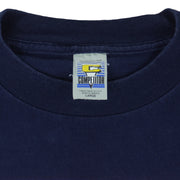 MLB (Competitor) - Detroit Tigers Helmet T-Shirt 1995 Large Vintage Retro Baseball