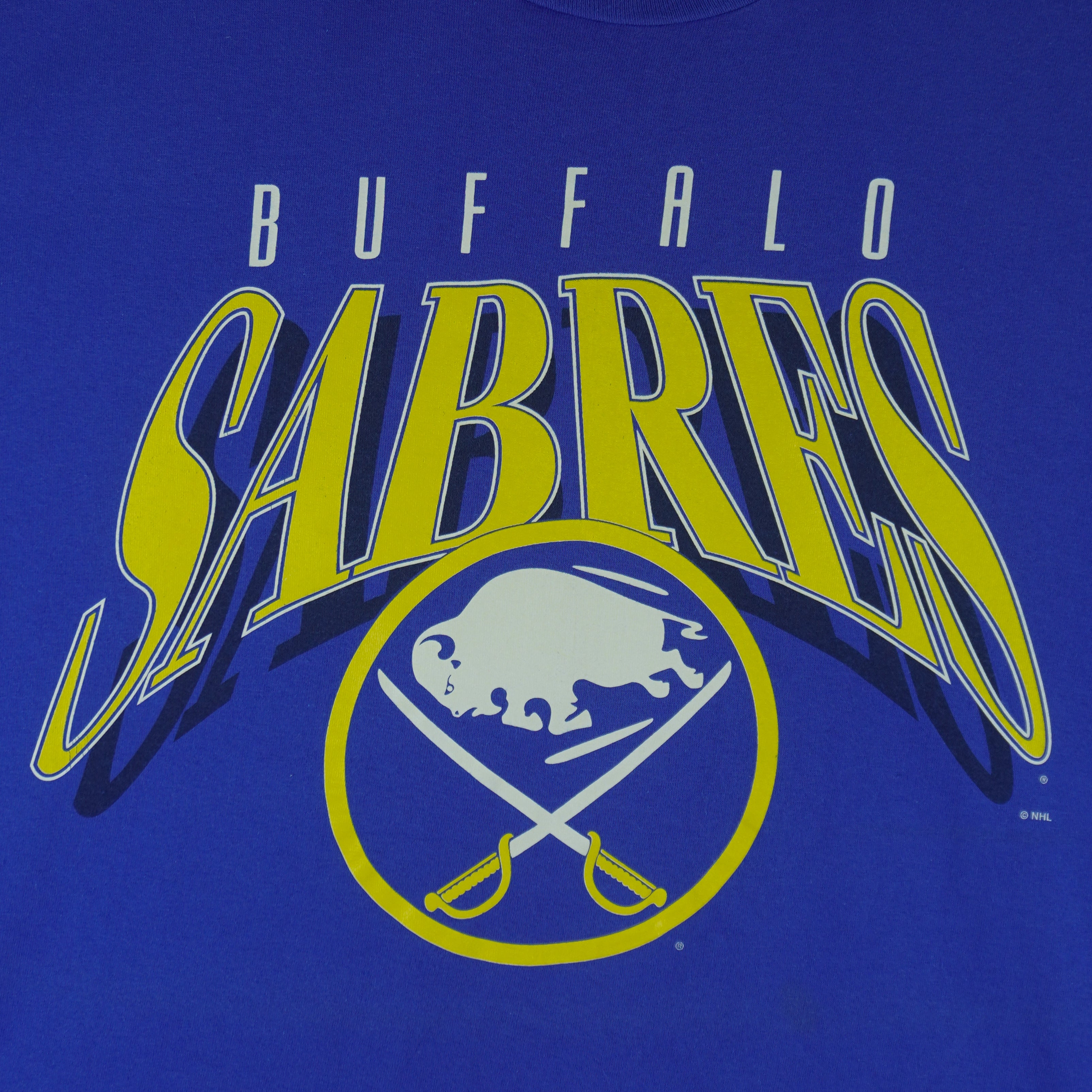 NHL (Hanes) - Buffalo Sabres Single Stitch T-Shirt 1990s X-Large