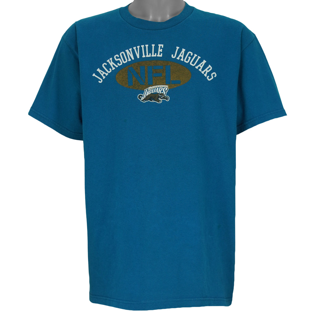NFL (Logo Athletic) - Jacksonville Jaguars T-Shirt 1990s Large Vintage Retro Football