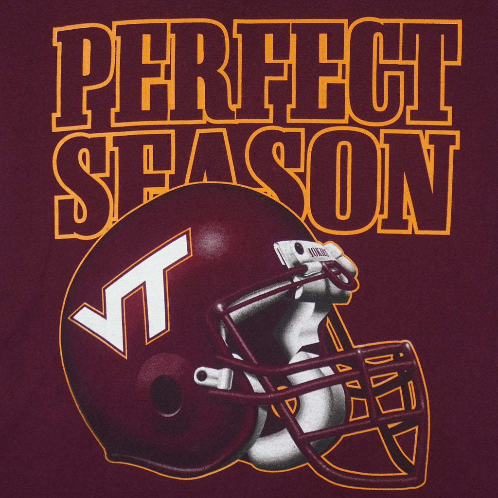 NCAA (Timeout) - Virginia Tech VT T-Shirt 1999 Medium Vintage Retro