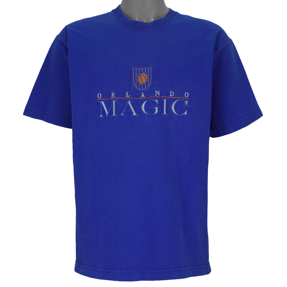 NBA (Salem) - Orlando Magic Embroidered T-Shirt 1990s Large Vintage Retro Basketball
