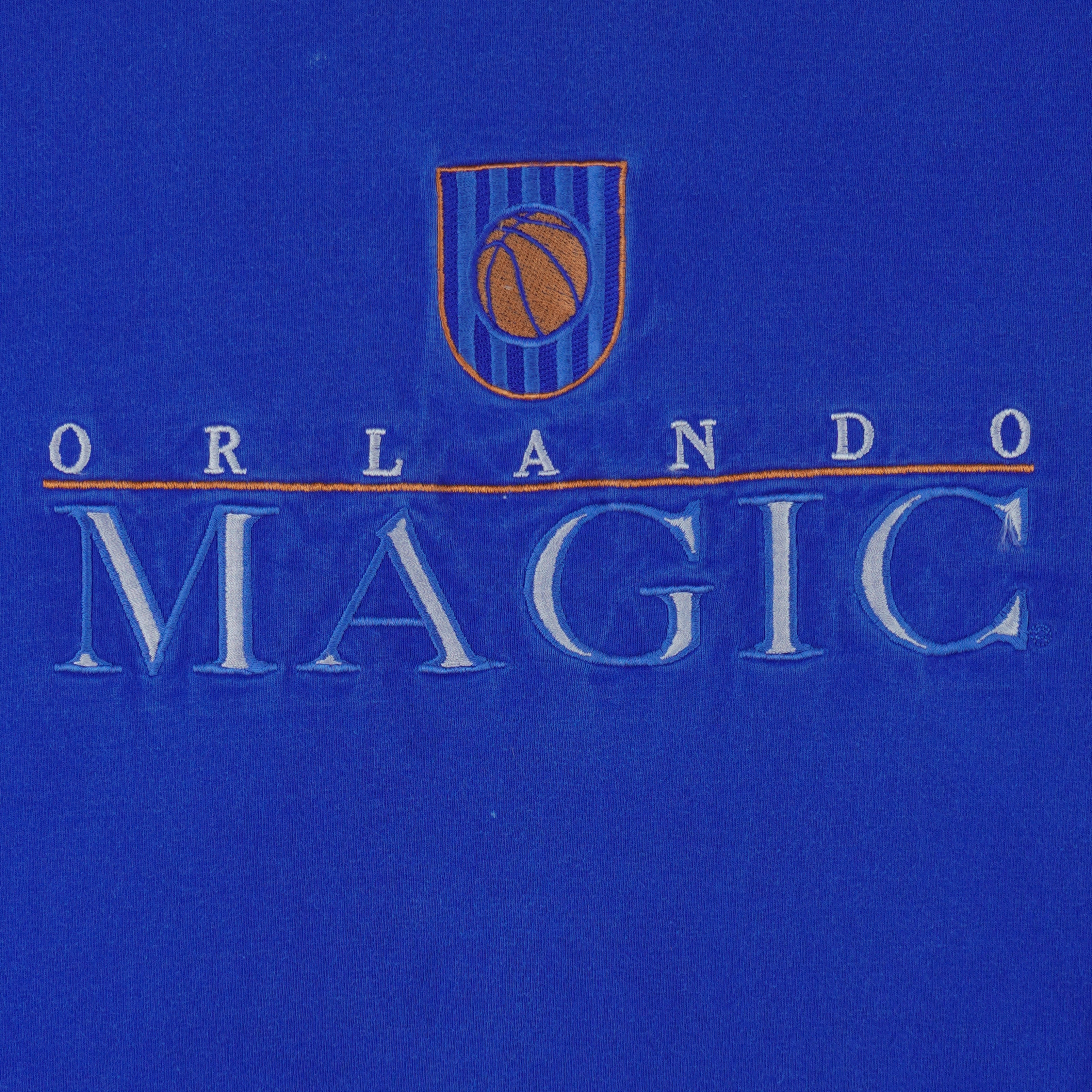 NBA (Salem) - Orlando Magic Embroidered T-Shirt 1990s Large Vintage Retro Basketball