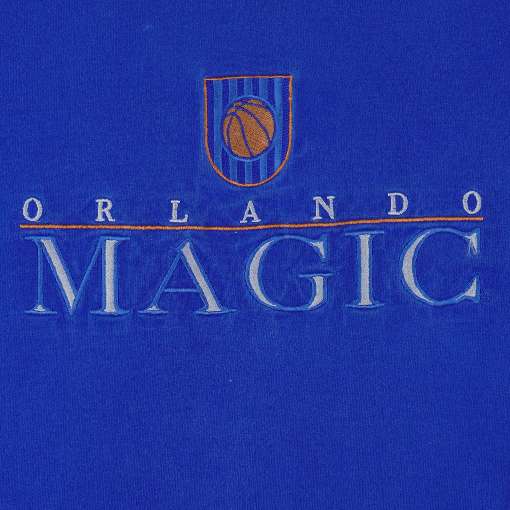 NBA (Salem) - Orlando Magic Embroidered T-Shirt 1990s Large Vintage Retro Basketball