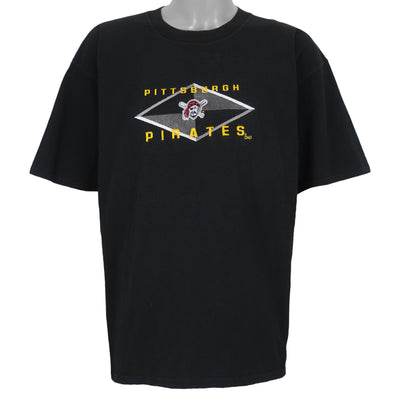 MLB (Lee) - Pittsburgh Pirates Embroidered T-Shirt 1990s X-Large