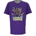 NFL - Minnesota Vikings Purple Power Spell-Out T-Shirt 1990s Large Vintage Retro Football
