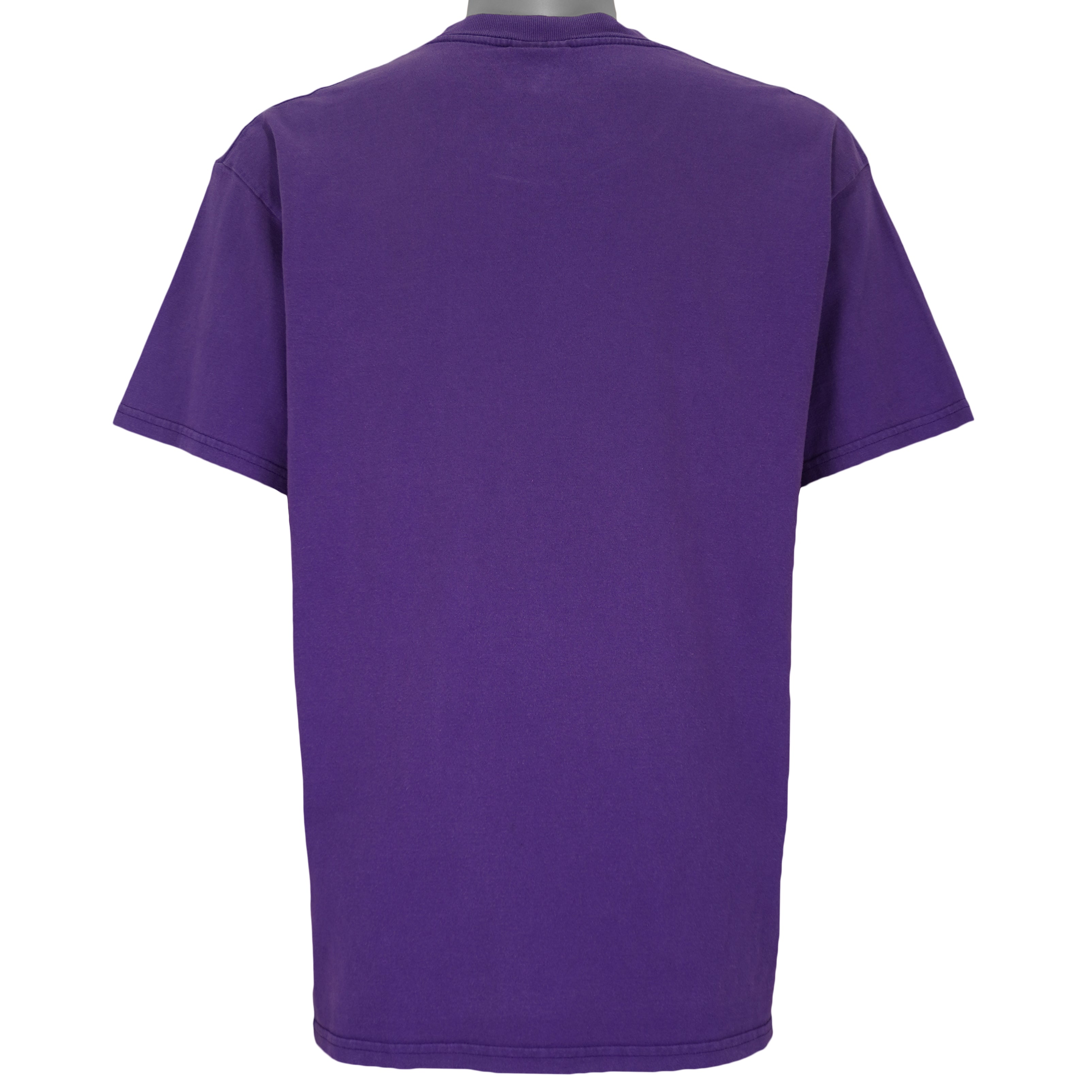 NFL - Minnesota Vikings Purple Power Spell-Out T-Shirt 1990s Large Vintage Retro Football