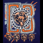 NFL (Magic Johnson T's) - Chicago Bears Big Logo T-Shirt 1990s Large Vintage Retro Football