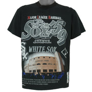 MLB (Team Rated) - Chicago White Sox The Go-Go Sox Of 59 Spell-Out T-Shirt 1995 Medium Vintage Retro Baseball