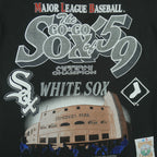 MLB (Team Rated) - Chicago White Sox The Go-Go Sox Of 59 Spell-Out T-Shirt 1995 Medium Vintage Retro Baseball