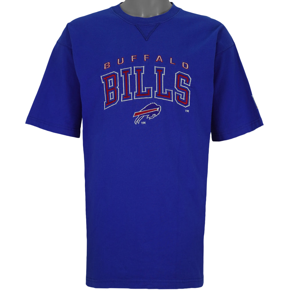 NFL (Pro Player) - Buffalo Bills Embroidered T-Shirt 1990s Large Vintage Retro Football