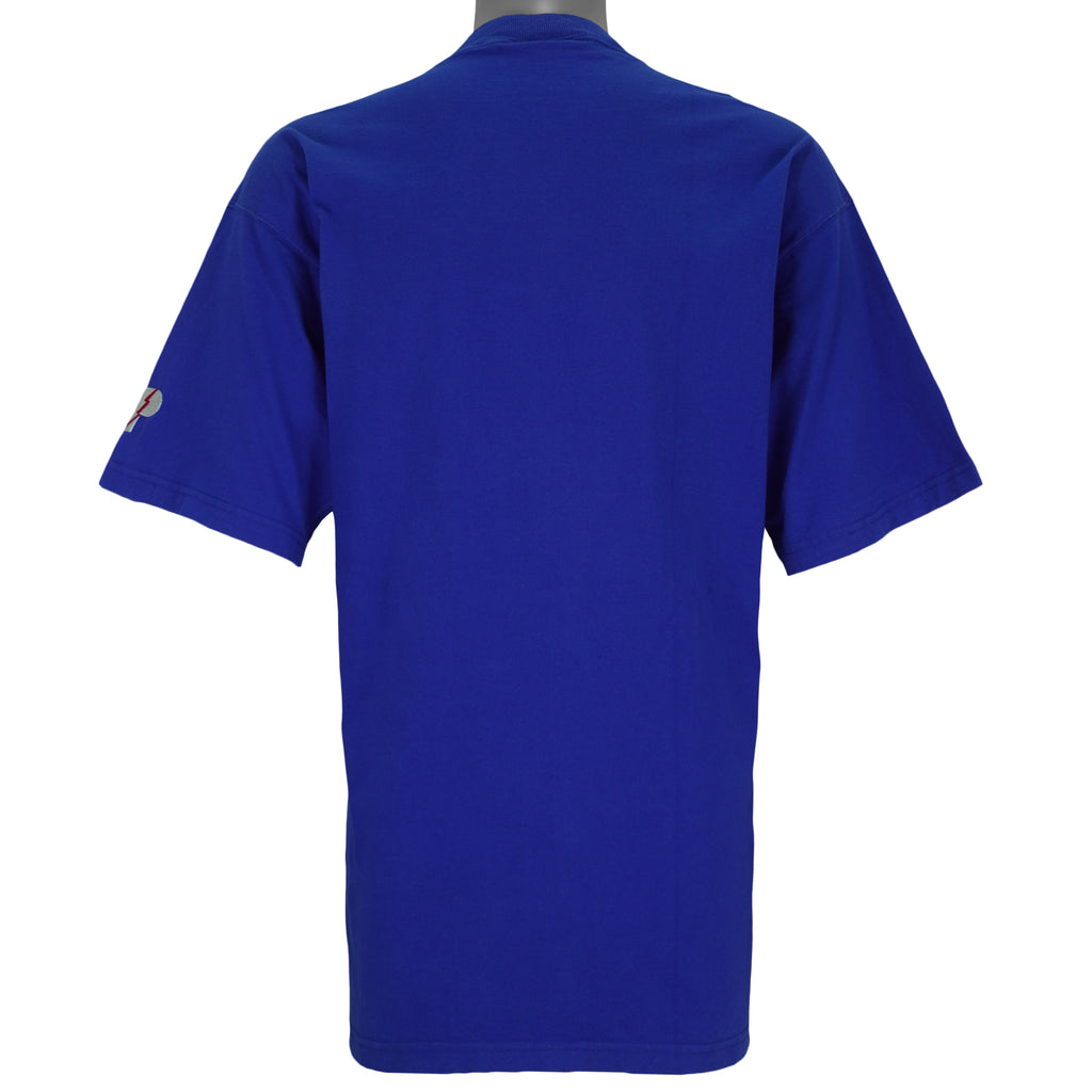 NFL (Pro Player) - Buffalo Bills Embroidered T-Shirt 1990s Large Vintage Retro Football