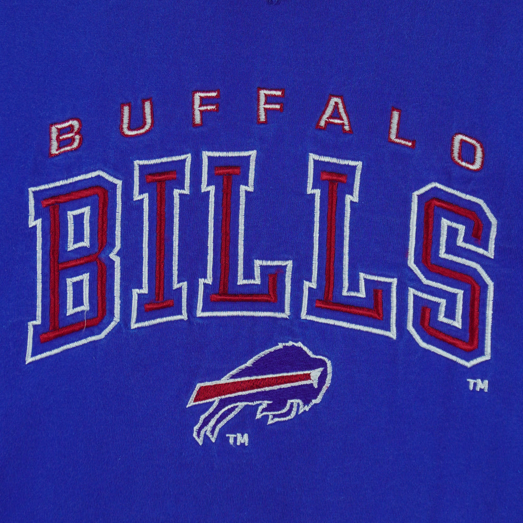 NFL (Pro Player) - Buffalo Bills Embroidered T-Shirt 1990s Large Vintage Retro Football