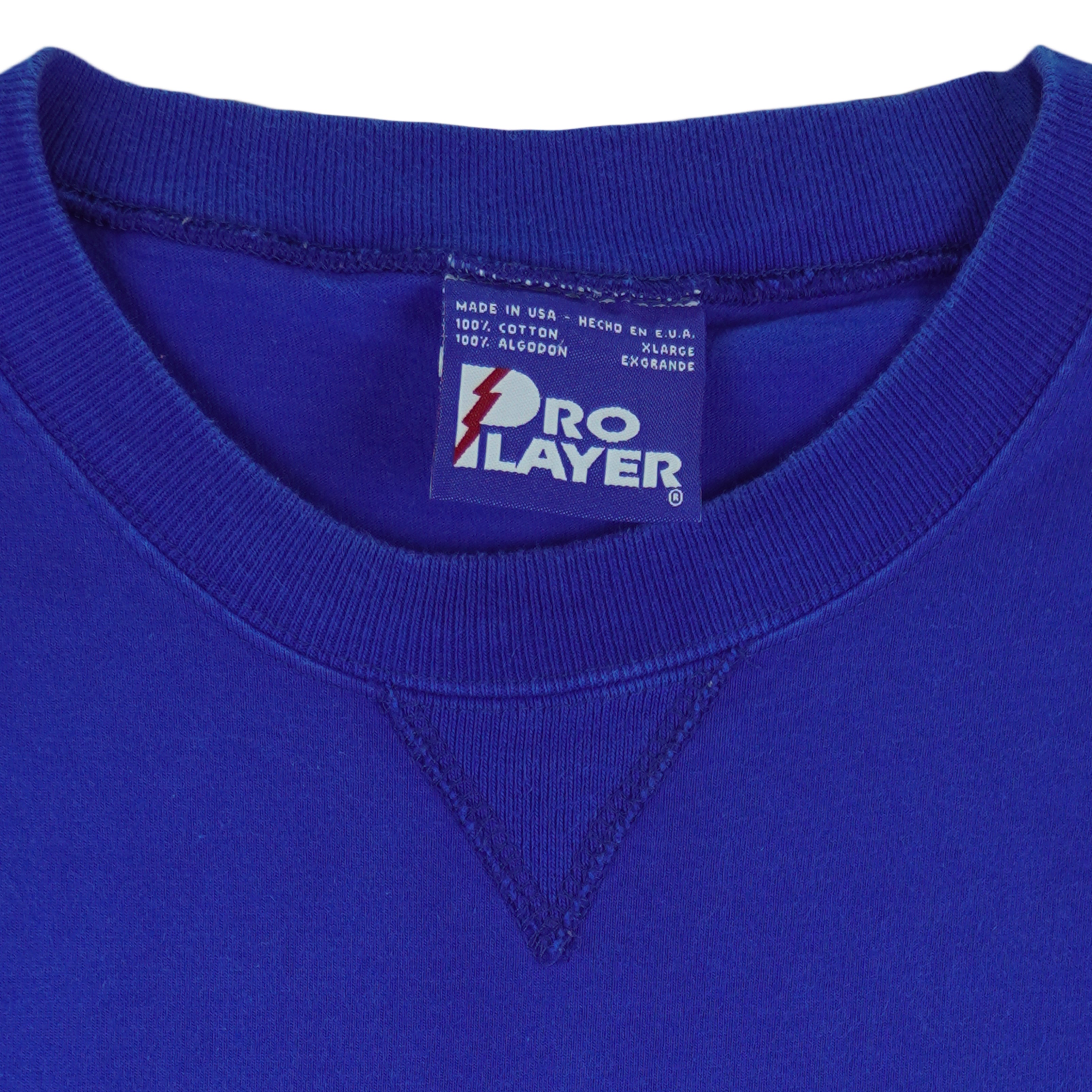 NFL (Pro Player) - Buffalo Bills Embroidered T-Shirt 1990s Large Vintage Retro Football