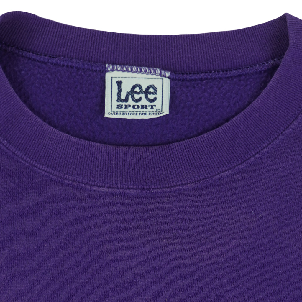 NCAA (Lee) - LSU Tigers Crew Neck Sweatshirt 1990s Large Vintage Retro