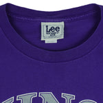 NBA (Lee) - Sacramento Kings Big Logo T-Shirt 1990s X-Large Vintage Retro Basketball