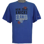NBA (Champion) - New York Knicks Slam It Spell-Out 1990s XX-Large Vintage Retro Basketball