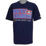 Starter - Montreal Canadiens Spell-Out 1990s Large Vintage Retro Hockey