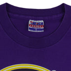 NBA (Trench Ultra) - Purple Utah Jazz Spell-Out T-Shirt 1990s Large Vintage Retro Basketball