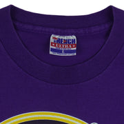NBA (Trench Ultra) - Purple Utah Jazz Spell-Out T-Shirt 1990s Large Vintage Retro Basketball