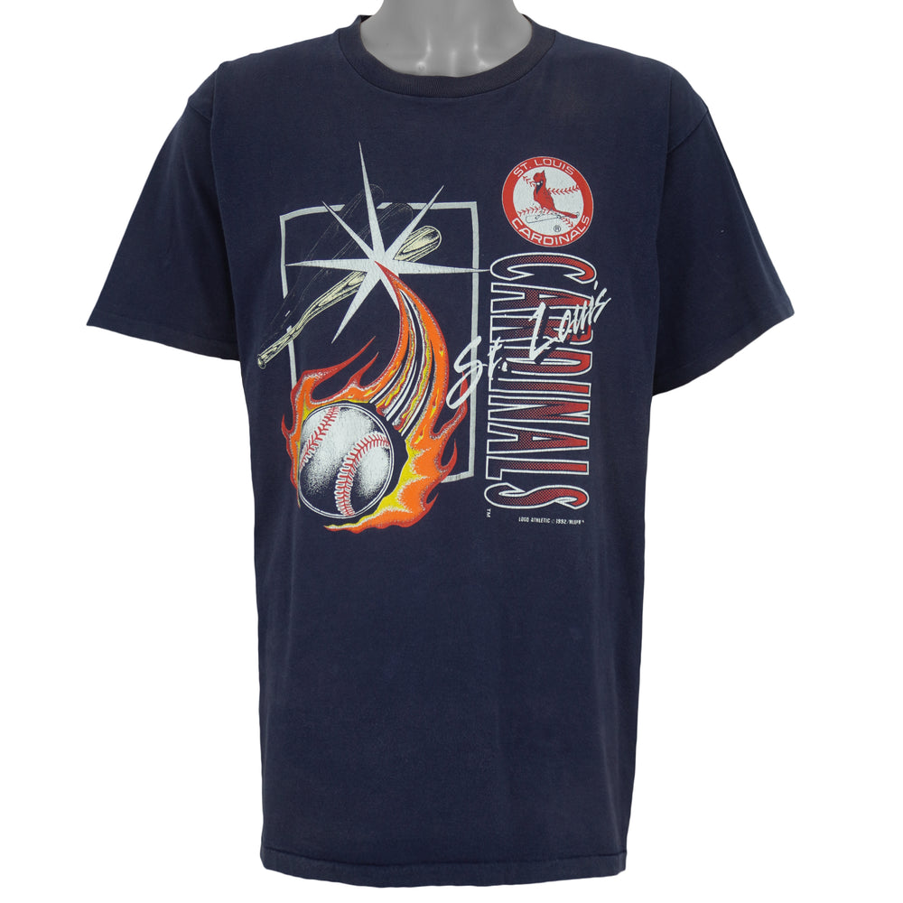 MLB (Tultex) - St. Louis Cardinals T-Shirt 1992 X-Large Vintage Retro Baseball