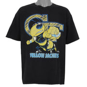 NCAA (Joy Athletic) - Black Georgia Tech Yellow Jackets Spell-Out T-Shirt 1990s Large Vintage Retro Basketball