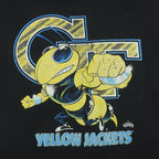 NCAA (Joy Athletic) - Black Georgia Tech Yellow Jackets Spell-Out T-Shirt 1990s Large Vintage Retro Basketball