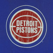NBA (Artex) - Detroit Pistons Single Stitch T-Shirt 1990 X-Large Vintage Retro Basketball
