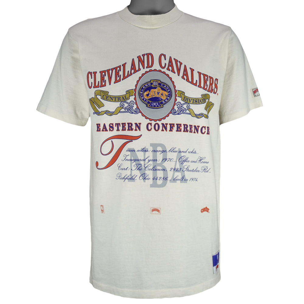 NBA (Nutmeg) - Cleveland Cavaliers, Central Division T-Shirt 1990s Large Vintage Retro Basketball