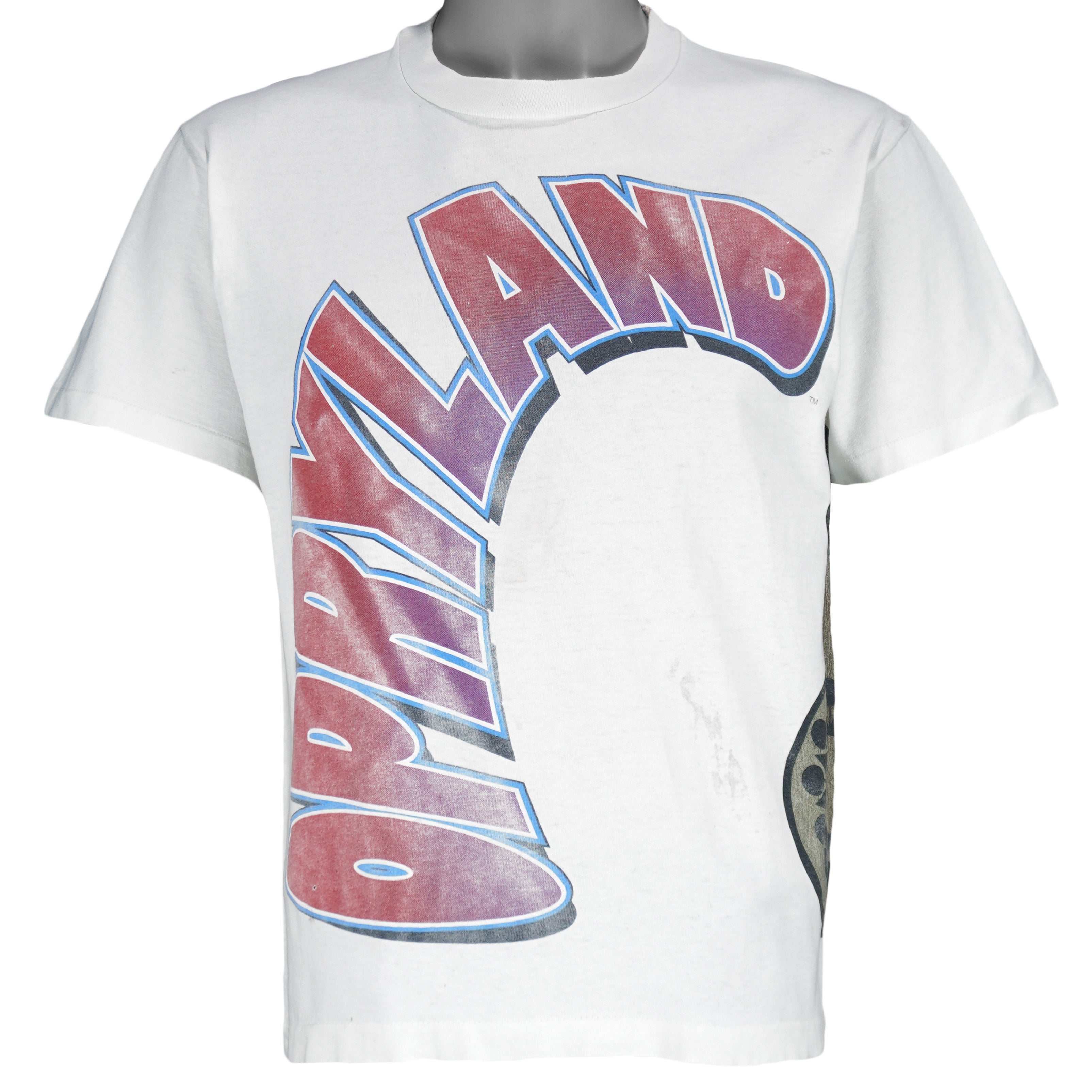 Vintage (Mendez) - Opryland Nashville USA Mandolin Single Stitch T-Shirt 1990s Medium Vintage Retro