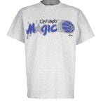 NBA (Salem) - Grey Orlando Magic T-Shirt 1990s Medium Vintage Retro Basketball
