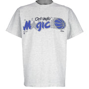 NBA (Salem) - Grey Orlando Magic T-Shirt 1990s Medium Vintage Retro Basketball