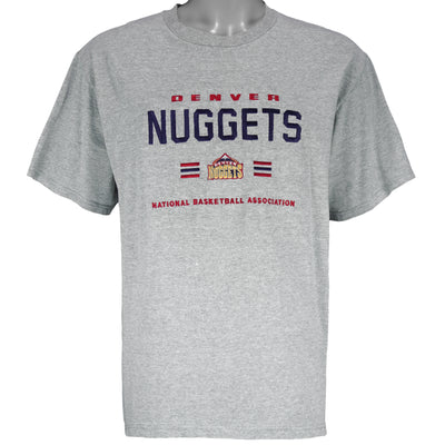 NBA (Lee) - Denver Nuggets Embroidered T-Shirt 1990s Large