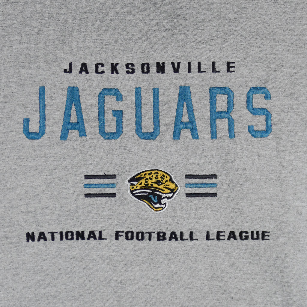 NFL (Lee) - Jacksonville Jaguars Embroidered Logo T-Shirt 1990s Medium Vintage Retro Basketball