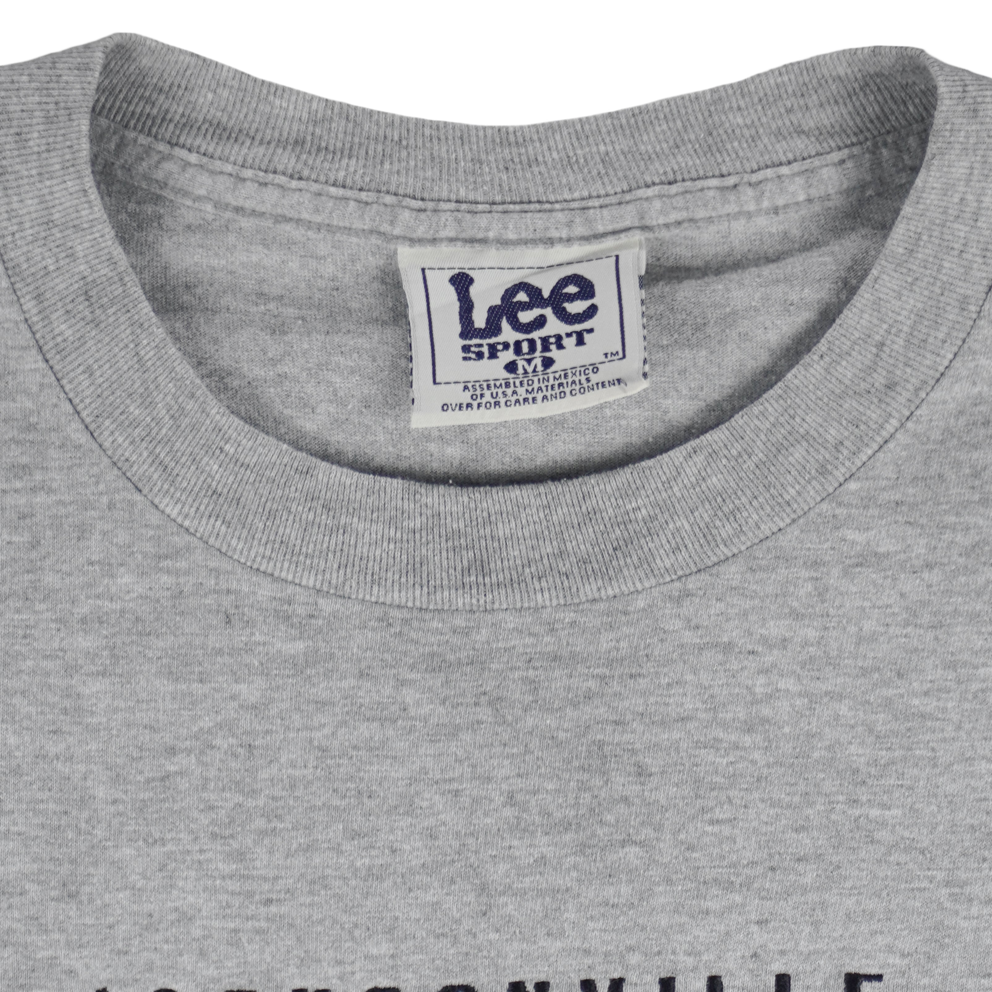 NFL (Lee) - Jacksonville Jaguars Embroidered Logo T-Shirt 1990s Medium Vintage Retro Basketball