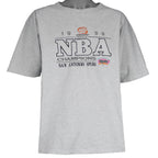 NBA (Logo 7) - San Antonio Spurs NBA Champions T-Shirt 1999 X-Large Vintage Retro Basketball
