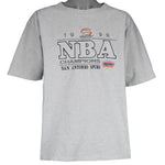 NBA (Logo 7) - San Antonio Spurs NBA Champions T-Shirt 1999 X-Large