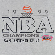 NBA (Logo 7) - San Antonio Spurs NBA Champions T-Shirt 1999 X-Large Vintage Retro Basketball