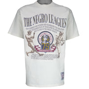 MLB (Crablesportwear) - The Negro Leagues 75th Commemorative Year T-Shirt 1990s Medium Vintage Retro Baseball