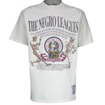 MLB (Crablesportwear) - The Negro Leagues 75th Commemorative Year T-Shirt 1990s Medium Vintage Retro Baseball