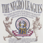 MLB (Crablesportwear) - The Negro Leagues 75th Commemorative Year T-Shirt 1990s Medium Vintage Retro Baseball