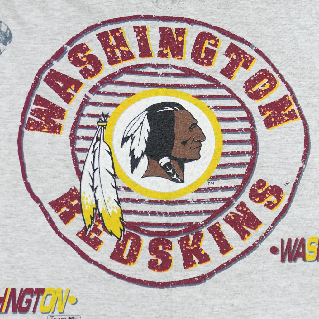 NFL (Salem) - Washington Redskins Aerial Assault T-Shirt 1991 X-Large Vintage Retro Football