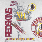 NFL (Salem) - Washington Redskins Aerial Assault T-Shirt 1991 X-Large Vintage Retro Football