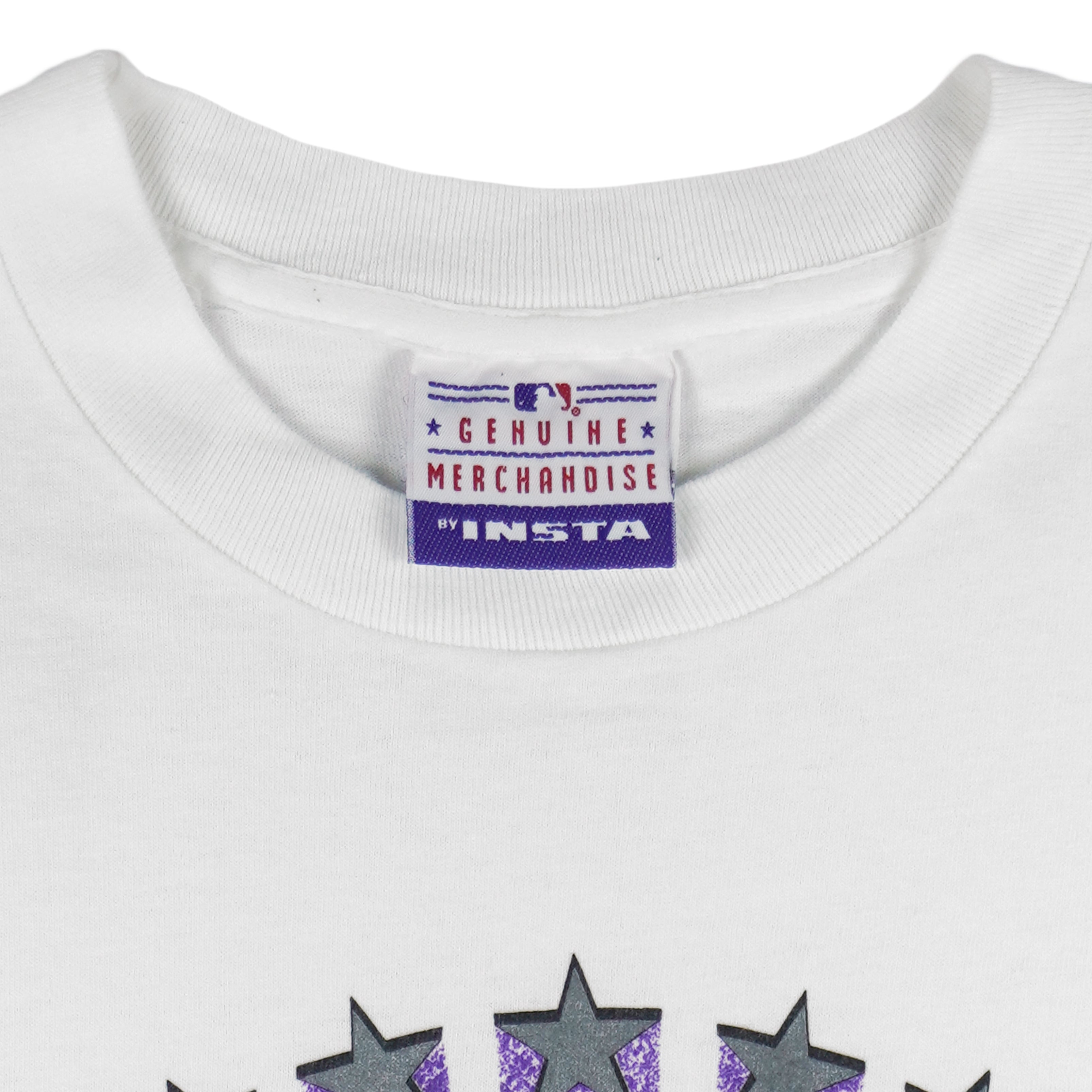 Vintage MLB (Insta) - Colorado Rockies VS Montreal Expos Opening Day T-Shirt 1993 Large in white