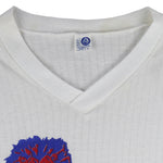 NCAA (Artex) - Old Dominion University ODU Pinstripe T-Shirt 1980s Large Vintage Retro Football